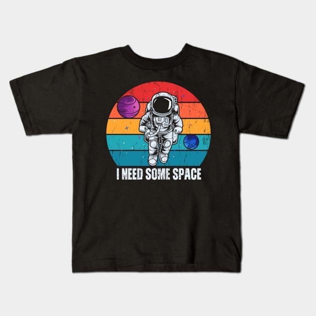 Astronaut Design Kids T-Shirt by Realfashion